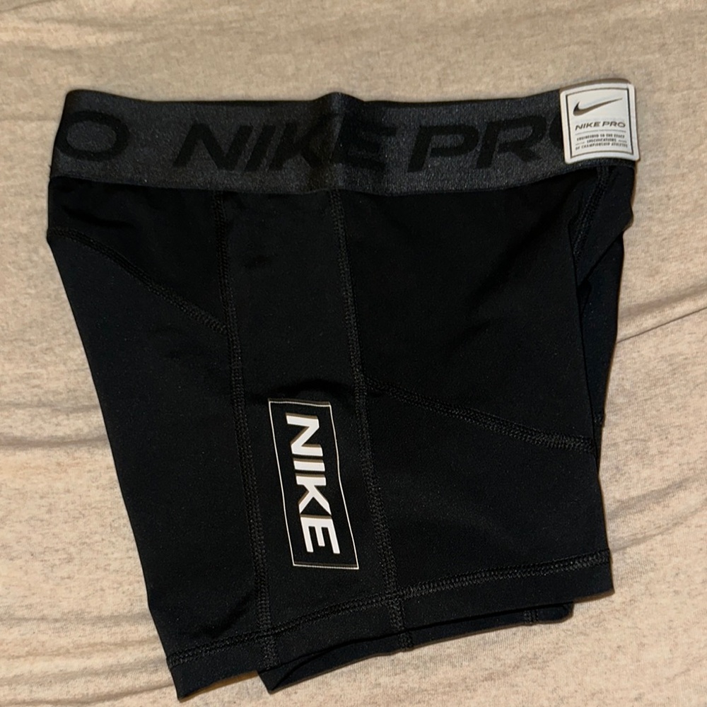 Nike Black Athletic Compression Shorts